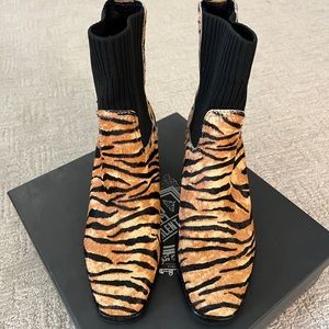 Zebra print boots
